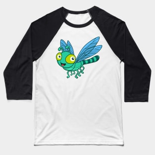 Kawaii Dragonfly Baseball T-Shirt